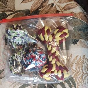 PETS: 3-SET ROPE DOG TOYS